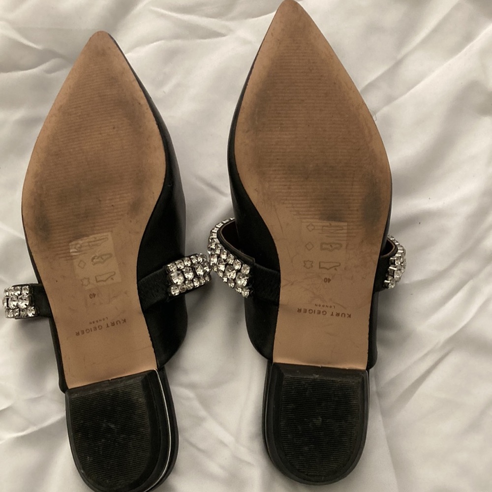 Kurt Geiger London Princess Rhinestone Slides - Picture 3 of 3